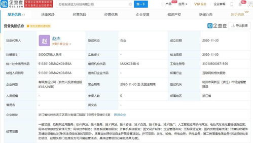 吉利关联企业成立新公司,经营范围包含人工智能应用软件开发